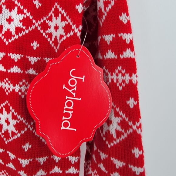 Joyland Sweater Toddler Size 3T Cool Reindeer Fair Isle Christmas Winter Holiday - Picture 4 of 6